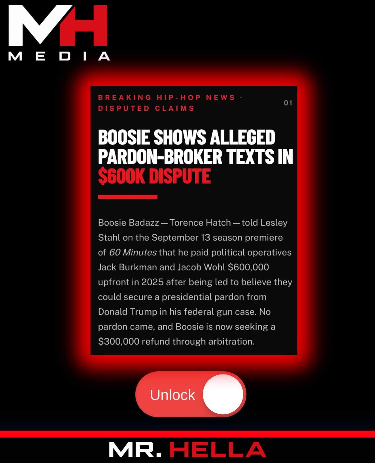 Boosie Says He Paid $600,000 in Failed Trump Pardon Push, Claims ‘60 Minutes’ Didn’t Tell His Full Story — image 2