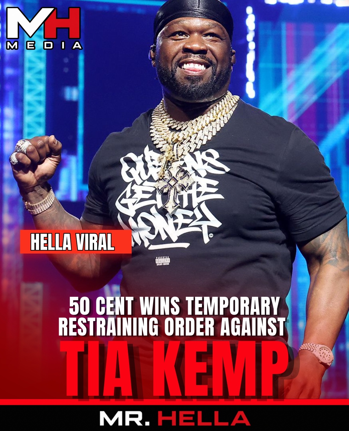 50 Cent Secures Temporary Court Order Against Tia Kemp to Protect His 14-Year-Old Son Sire