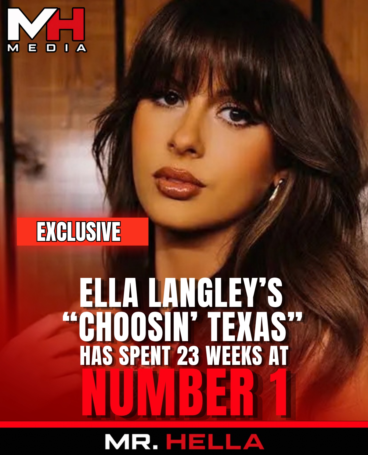 Ella Langley’s ‘Choosin’ Texas’ Breaks All-Time Billboard Hot 100 Record