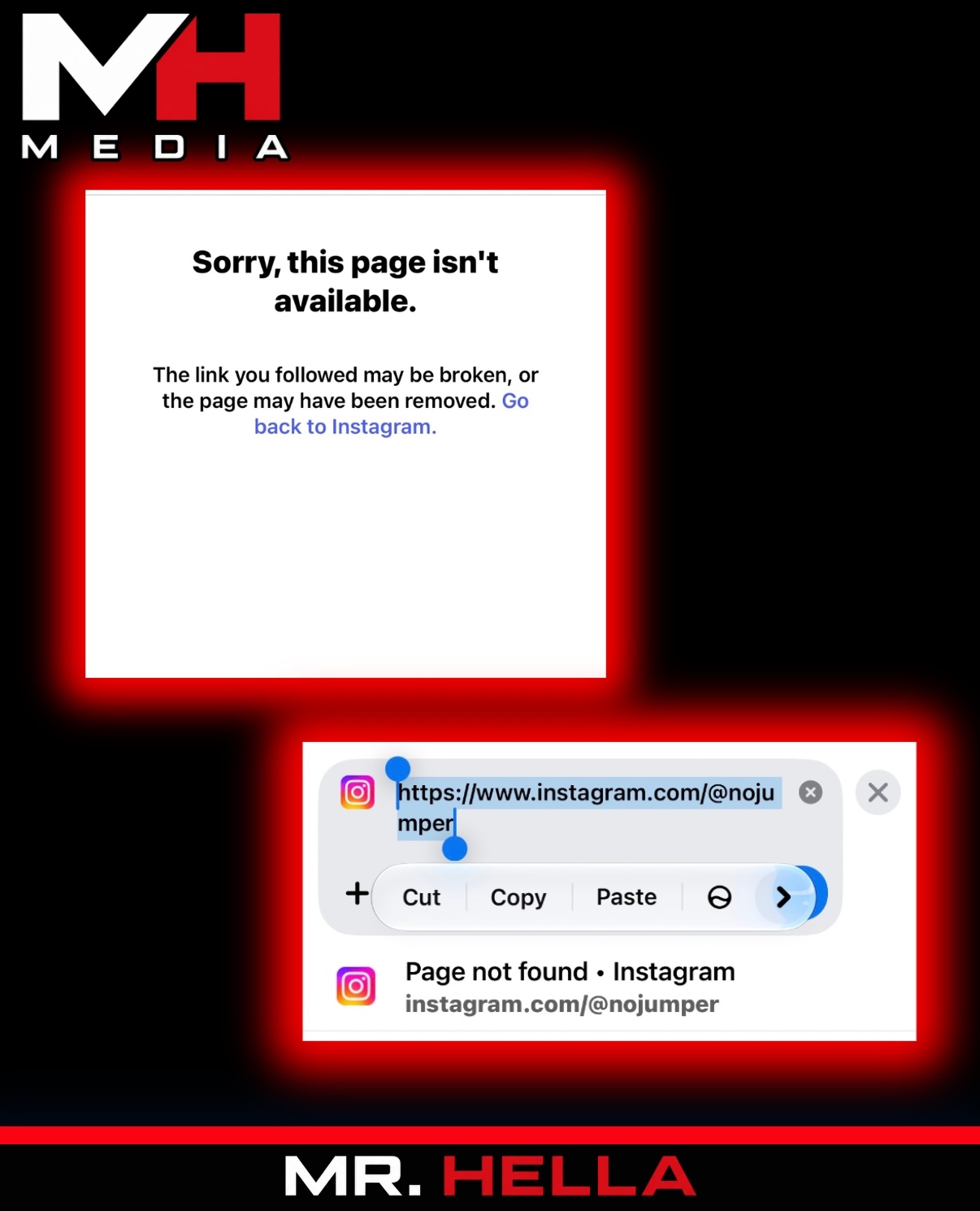 No Jumper’s Instagram Disappears Again After Previous 7-Month Shutdown — image 2