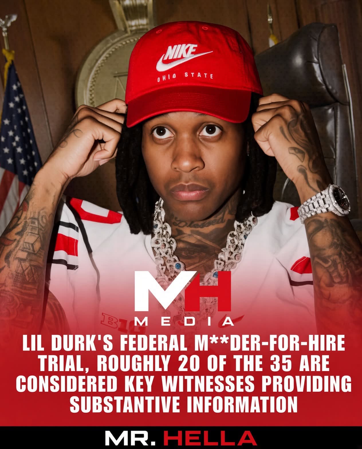 Prosecutors Lined Up 35 Witnesses for Lil Durk’s Los Angeles Murder-for-Hire Trial