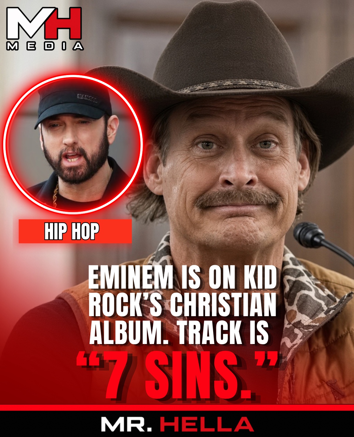 Eminem Joins Kid Rock on ‘7 Sins’ From Upcoming Christian Album